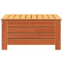 Wax brown pine wood garden stool 62x63.5x32 cm by , Outdoor sofas - Ref: Foro24-844900, Price: 67,75 €, Discount: %