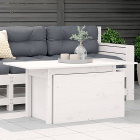 Garden table solid white pine wood 100x50x75 cm by , Garden tables - Ref: Foro24-844909, Price: 68,99 €, Discount: %