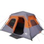 Family tent 6 people waterproof quick opening gray by , tents - Ref: Foro24-94297, Price: 143,99 €, Discount: %