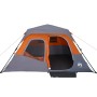 Family tent 6 people waterproof quick opening gray by , tents - Ref: Foro24-94297, Price: 143,99 €, Discount: %