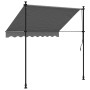 Anthracite gray fabric and steel retractable awning 200x150 cm by , Awnings - Ref: Foro24-368738, Price: 76,48 €, Discount: %