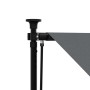 Anthracite gray fabric and steel retractable awning 200x150 cm by , Awnings - Ref: Foro24-368738, Price: 76,48 €, Discount: %