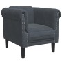 Dark gray velvet armchair by , Sofas - Ref: Foro24-372566, Price: 199,61 €, Discount: %