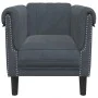 Dark gray velvet armchair by , Sofas - Ref: Foro24-372566, Price: 174,37 €, Discount: %