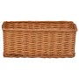 Stackable basket set 4 pieces brown willow by vidaXL, Storage baskets - Ref: Foro24-286981, Price: 44,99 €, Discount: %