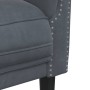 Dark gray velvet armchair by , Sofas - Ref: Foro24-372566, Price: 199,61 €, Discount: %