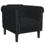 Black velvet armchair by , Sofas - Ref: Foro24-372570, Price: 193,29 €, Discount: %