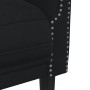 Black velvet armchair by , Sofas - Ref: Foro24-372570, Price: 193,29 €, Discount: %