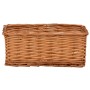 Stackable basket set 4 pieces brown willow by vidaXL, Storage baskets - Ref: Foro24-286981, Price: 44,99 €, Discount: %