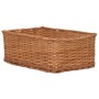 Stackable basket set 4 pieces brown willow by vidaXL, Storage baskets - Ref: Foro24-286981, Price: 44,99 €, Discount: %