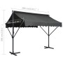 Anthracite gray freestanding awning 300x300 cm by vidaXL, Umbrellas - Ref: Foro24-145885, Price: 485,99 €, Discount: %