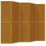 5-panel partition screen solid brown paulownia wood by , Room dividers - Ref: Foro24-358821, Price: 100,59 €, Discount: %