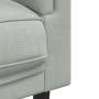 Sillón con cojín terciopelo gris claro de , Sofás - Ref: Foro24-372622, Precio: 158,62 €, Descuento: %