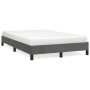 Estructura de cama terciopelo gris oscuro 120x190 cm de , Camas y somieres - Ref: Foro24-379503, Precio: 95,06 €, Descuento: %