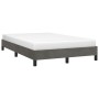 Estructura de cama terciopelo gris oscuro 120x190 cm de , Camas y somieres - Ref: Foro24-379503, Precio: 95,06 €, Descuento: %