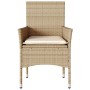 Garden armchairs with cushions 2 units beige synthetic rattan by , Garden chairs - Ref: Foro24-368113, Price: 131,09 €, Disco...