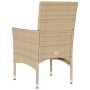 Garden armchairs with cushions 2 units beige synthetic rattan by , Garden chairs - Ref: Foro24-368113, Price: 131,09 €, Disco...