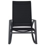 Garden rocking chairs 2 units black textilene by vidaXL, Garden chairs - Ref: Foro24-48123, Price: 145,99 €, Discount: %