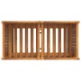 Planter with solid acacia wood lining 84x42x100 cm by , Pots and planters - Ref: Foro24-366439, Price: 159,18 €, Discount: %