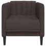 Dark brown fabric armchair by , Sofas - Ref: Foro24-372598, Price: 170,99 €, Discount: %