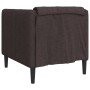 Sillón de tela marrón oscuro de , Sofás - Ref: Foro24-372598, Precio: 170,56 €, Descuento: %