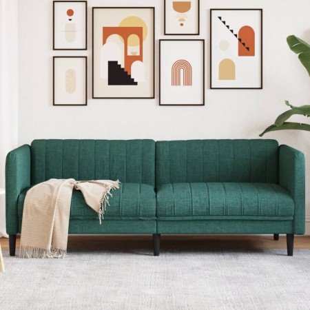 3 seater sofa dark green fabric by , Sofas - Ref: Foro24-372617, Price: 285,68 €, Discount: %