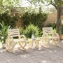 Garden furniture set 3 pieces solid fir wood by , Garden sets - Ref: Foro24-3207129, Price: 250,99 €, Discount: %