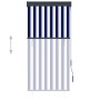 Estor enrollable de exterior azul y blanco 80x250 cm de vidaXL, Persianas y estores - Ref: Foro24-145949, Precio: 41,39 €, De...