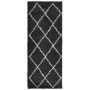 PAMPLONA modern long pile rug black and cream 80x200 cm by , Rugs - Ref: Foro24-375406, Price: 36,35 €, Discount: %