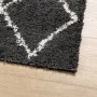 PAMPLONA modern long pile rug black and cream 80x200 cm by , Rugs - Ref: Foro24-375406, Price: 36,35 €, Discount: %