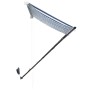 Toldo retráctil con LED azul y blanco 150x150 cm de vidaXL, Toldos - Ref: Foro24-145901, Precio: 45,06 €, Descuento: %