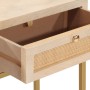 Mesa consola madera maciza de mango y hierro 90x30x76 cm de , Mesas auxiliares - Ref: Foro24-372023, Precio: 176,37 €, Descue...