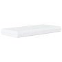 Cama con colchón cuero sintético blanco 100x200 cm de , Camas y somieres - Ref: Foro24-3208776, Precio: 316,10 €, Descuento: %