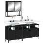 Black plywood 3-piece bathroom furniture set by , Bathroom furniture - Ref: Foro24-3214665, Price: 178,67 €, Discount: %