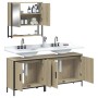 Sonoma oak plywood 3-piece bathroom furniture set by , Bathroom furniture - Ref: Foro24-3214671, Price: 171,30 €, Discount: %