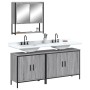 Set de muebles de baño 3 pzas madera contrachapada gris sonoma de , Muebles de baño - Ref: Foro24-3214673, Precio: 168,73 €, ...