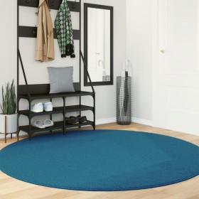 Turquoise OVIEDO short pile rug Ø 200 cm by , Rugs - Ref: Foro24-375613, Price: 95,14 €, Discount: %