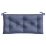 Garden bench cushion Oxford fabric navy blue 110x50x7 cm by , Cushions for chairs and sofas - Ref: Foro24-379211, Price: 36,6...