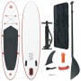 Rot-weißes aufblasbares SUP-Paddelboard-Set von vidaXL, Paddleboards - Ref: Foro24-92203, Preis: 192,24 €, Rabatt: %