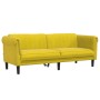 Yellow velvet 3-seater sofa by , Sofas - Ref: Foro24-372591, Price: 297,64 €, Discount: %