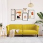 Yellow velvet 3-seater sofa by , Sofas - Ref: Foro24-372591, Price: 297,64 €, Discount: %