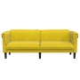 Yellow velvet 3-seater sofa by , Sofas - Ref: Foro24-372591, Price: 297,64 €, Discount: %