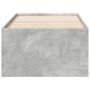 Tumbona con cajones madera ingeniería gris hormigón 90x200 cm de , Camas y somieres - Ref: Foro24-3280247, Precio: 220,04 €, ...