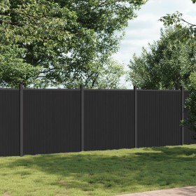 Gray WPC fence panel 526x186 cm by , fence panels - Ref: Foro24-3282791, Price: 800,46 €, Discount: %