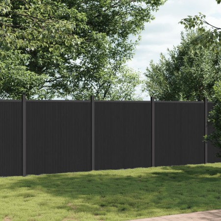 Gray WPC fence panel 526x186 cm by , fence panels - Ref: Foro24-3282791, Price: 850,70 €, Discount: %