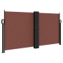 Brown retractable side awning 120x600 cm by , Umbrellas - Ref: Foro24-4004599, Price: 117,88 €, Discount: %