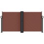 Brown retractable side awning 120x600 cm by , Umbrellas - Ref: Foro24-4004599, Price: 117,88 €, Discount: %