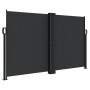 Schwarze einziehbare Seitenmarkise 140x600 cm von , Sonnenschirme - Ref: Foro24-4004609, Preis: 124,93 €, Rabatt: %