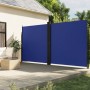 Blaue einziehbare Seitenmarkise 200x600 cm von , Sonnenschirme - Ref: Foro24-4004656, Preis: 147,04 €, Rabatt: %