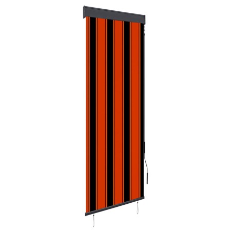 Estor enrollable de exterior naranja y marrón 60x250 cm de vidaXL, Persianas y estores - Ref: Foro24-145948, Precio: 30,99 €,...